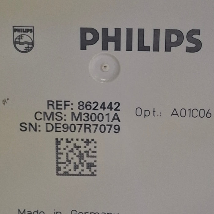 Philips M3001A-A01C06 Fast SpO2, NIBP, ECG, Temp, IBP MMS Module