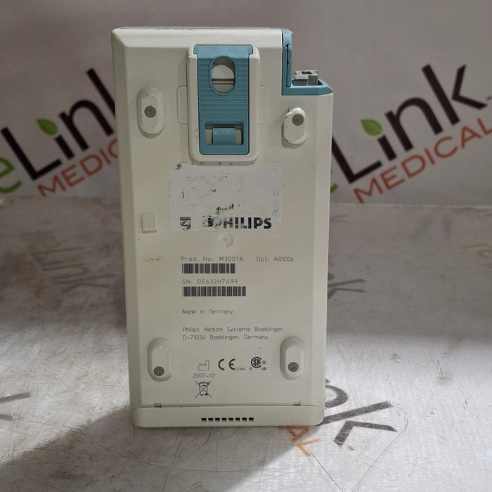 Philips M3001A-A01C06 Fast SpO2, NIBP, ECG, Temp, IBP MMS Module