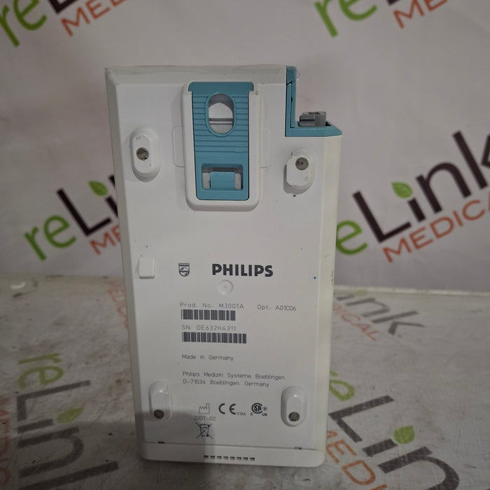 Philips M3001A-A01C06 Fast SpO2, NIBP, ECG, Temp, IBP MMS Module
