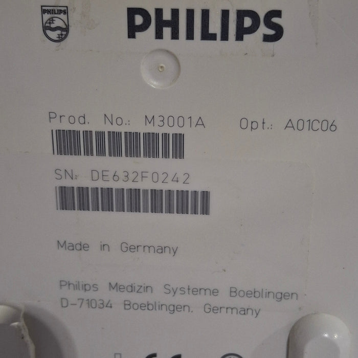 Philips M3001A-A01C06 Fast SpO2, NIBP, ECG, Temp, IBP MMS Module
