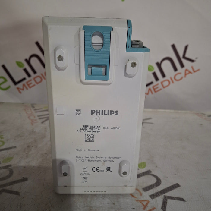 Philips M3001A-A01C06 Fast SpO2, NIBP, ECG, Temp, IBP MMS Module