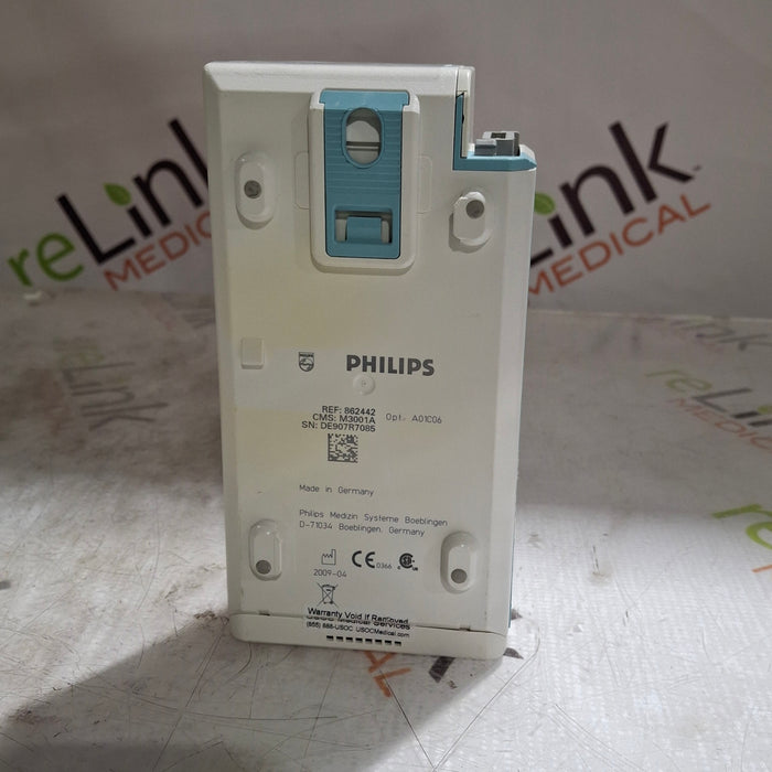 Philips M3001A-A01C06 Fast SpO2, NIBP, ECG, Temp, IBP MMS Module