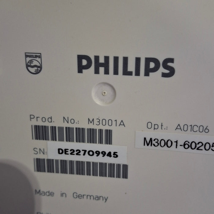 Philips M3001A-A01C06 Fast SpO2, NIBP, ECG, Temp, IBP MMS Module