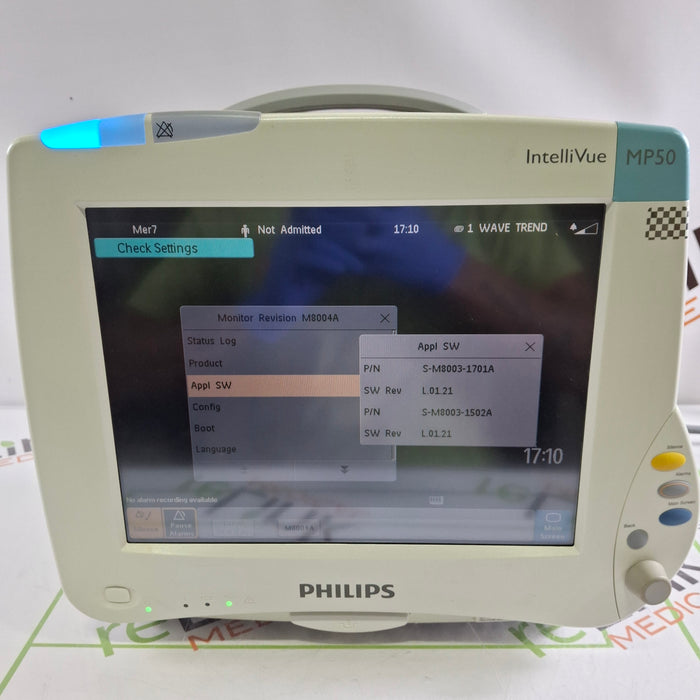 Philips IntelliVue MP50 Patient Monitor