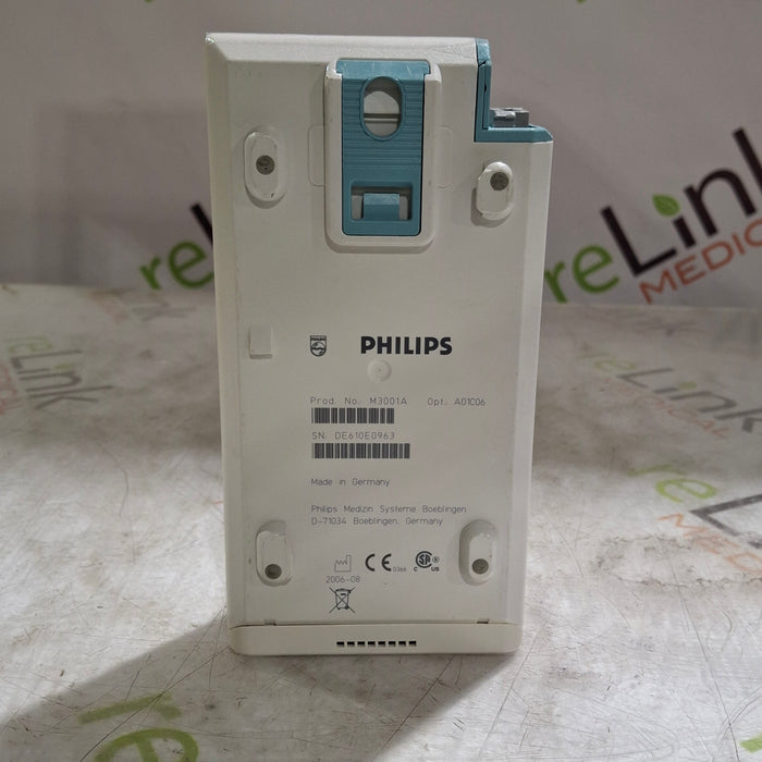 Philips M3001A-A01C06 Fast SpO2, NIBP, ECG, Temp, IBP MMS Module