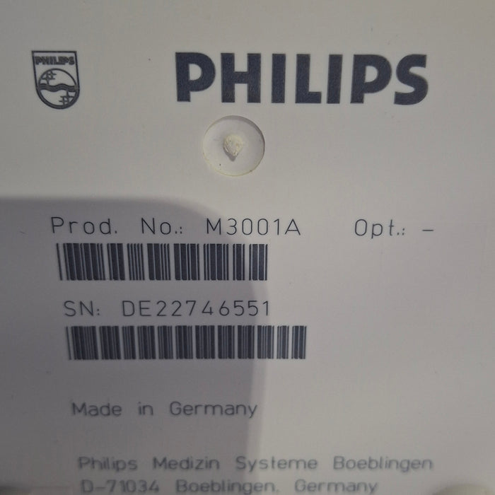 Philips M3001A-A01 Fast SpO2, NIBP, ECG MMS Module