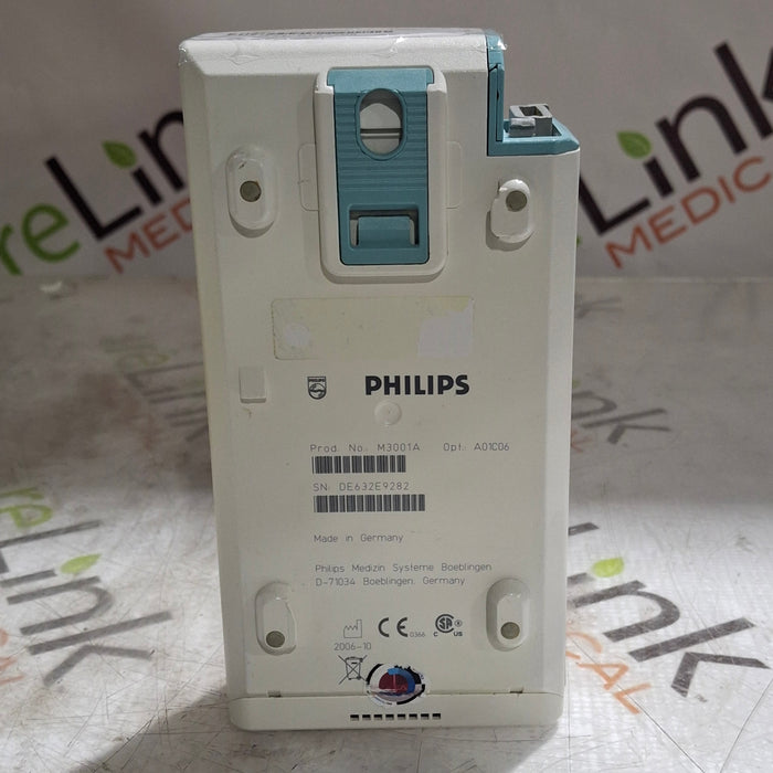 Philips M3001A-A01C06 Fast SpO2, NIBP, ECG, Temp, IBP MMS Module