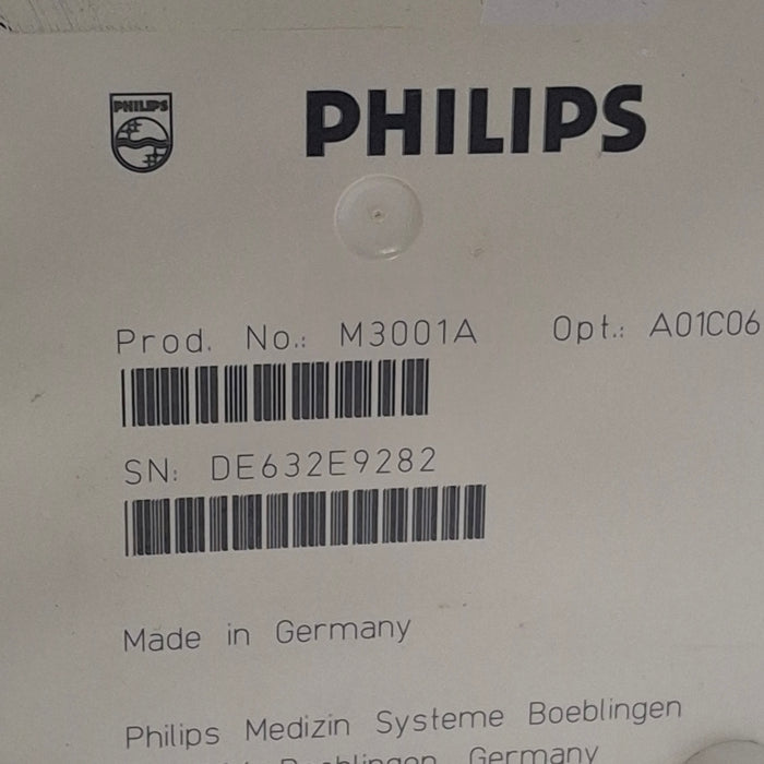 Philips M3001A-A01C06 Fast SpO2, NIBP, ECG, Temp, IBP MMS Module