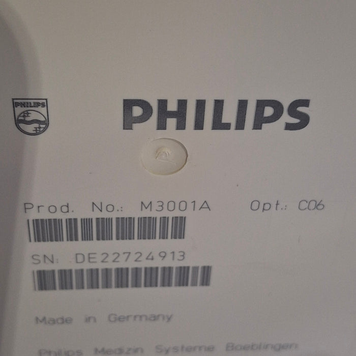 Philips M3001A-C06 Fast SpO2, NIBP, ECG, Temp, IBP MMS Module