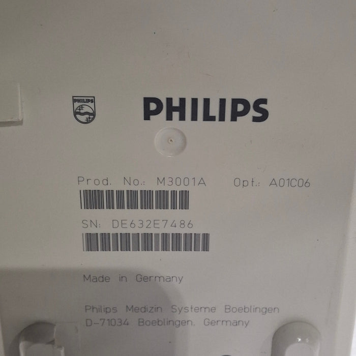 Philips M3001A-A01C06 Fast SpO2, NIBP, ECG, Temp, IBP MMS Module