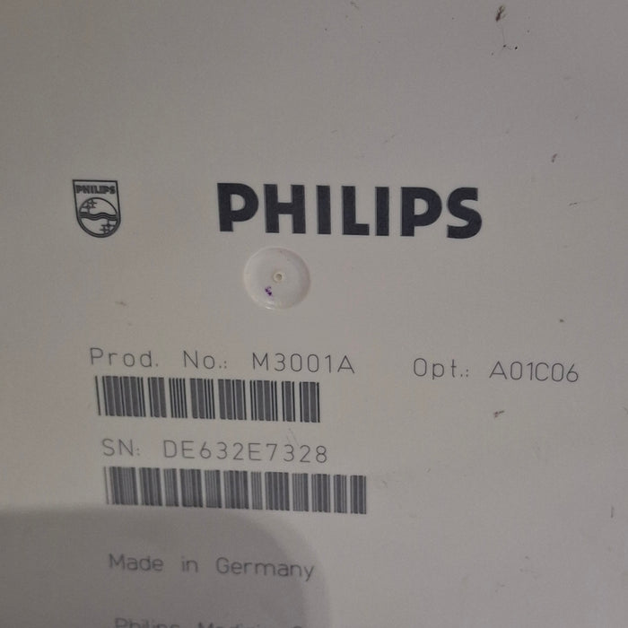 Philips M3001A-A01C06 Fast SpO2, NIBP, ECG, Temp, IBP MMS Module
