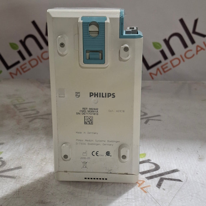 Philips M3001A-A01C18 Fast SpO2, NIBP, 12 lead ECG, Temp, IBP MMS Module