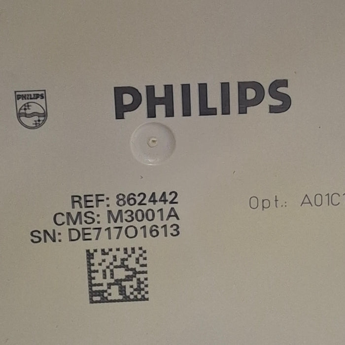 Philips M3001A-A01C18 Fast SpO2, NIBP, 12 lead ECG, Temp, IBP MMS Module