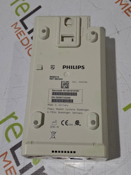 Philips M3001A-A04C06 OxiMax SpO2, NIBP, ECG, Temp, IBP MMS Module
