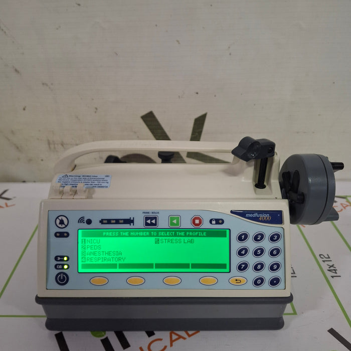 Smiths Medical Medfusion 4000 Syringe Infusion Pump