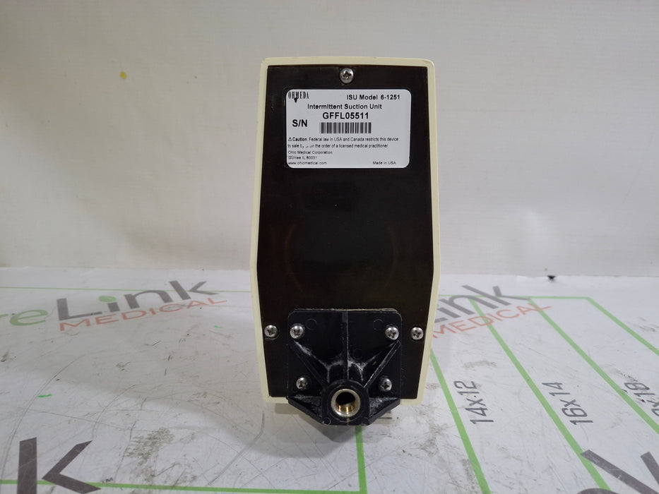 Ohmeda Medical ISU Model 6-1251 Intermittent Suction Unit