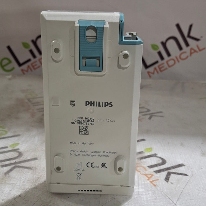 Philips M3001A-A01C06 Fast SpO2, NIBP, ECG, Temp, IBP MMS Module