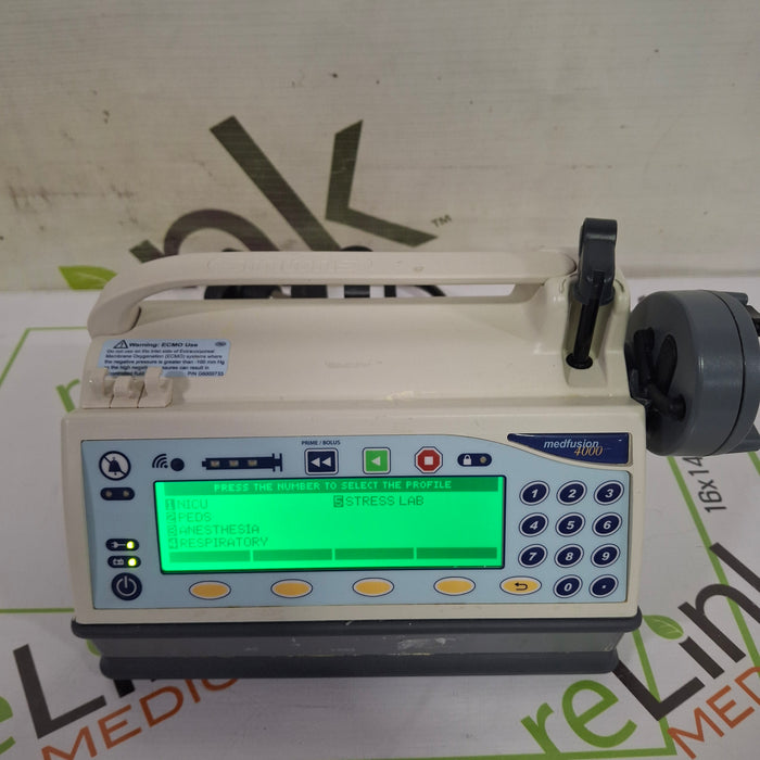Smiths Medical Medfusion 4000 Syringe Infusion Pump