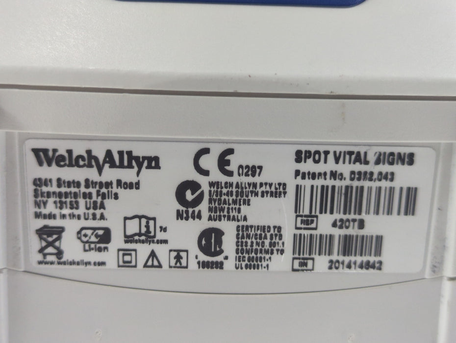 Welch Allyn Spot 420 - NIBP, Temp Vital Signs Monitor