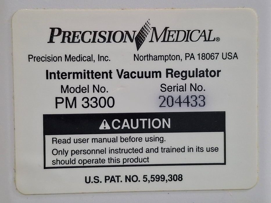 Precision Medical PM3300 Intermittent Vacuum Regulator