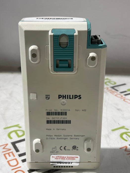 Philips M3001A-A02 OxiMax SpO2, NIBP, ECG MMS Module