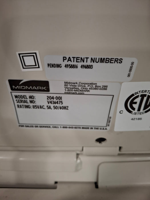 Midmark Ritter 204 Exam Table