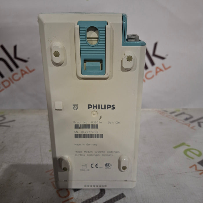 Philips M3001A-C06 Fast SpO2, NIBP, ECG, Temp, IBP MMS Module