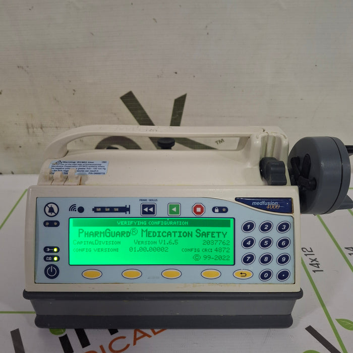 Smiths Medical Medfusion 4000 Syringe Infusion Pump