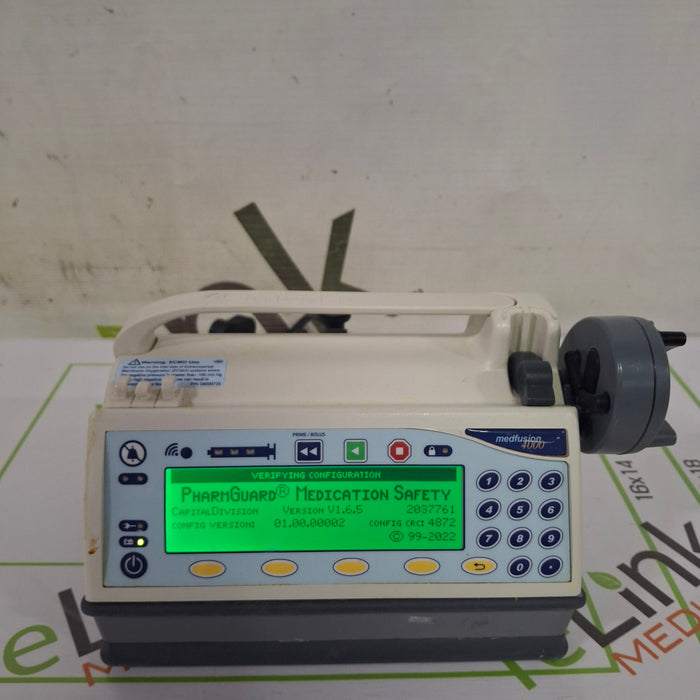 Smiths Medical Medfusion 4000 Syringe Infusion Pump