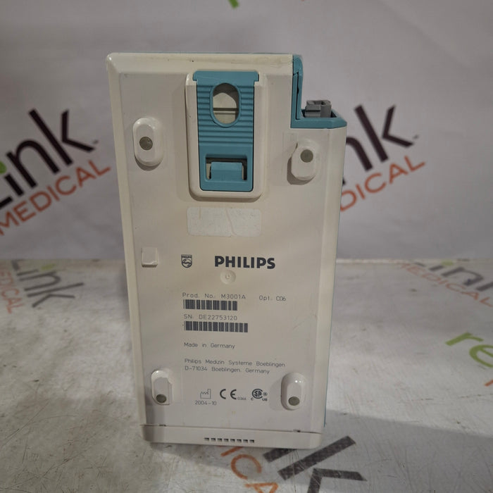 Philips M3001A-C06 Fast SpO2, NIBP, ECG, Temp, IBP MMS Module