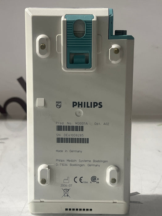 Philips M3001A-A02 OxiMax SpO2, NIBP, ECG MMS Module