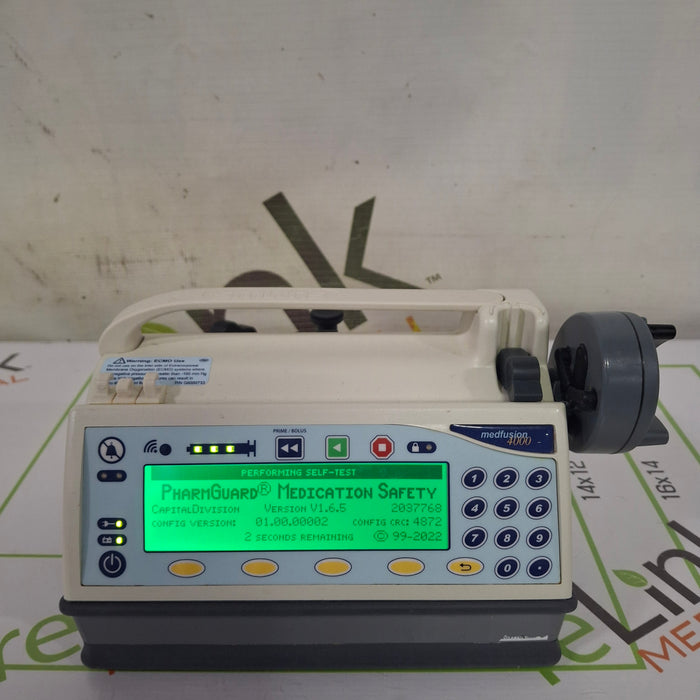 Smiths Medical Medfusion 4000 Syringe Infusion Pump