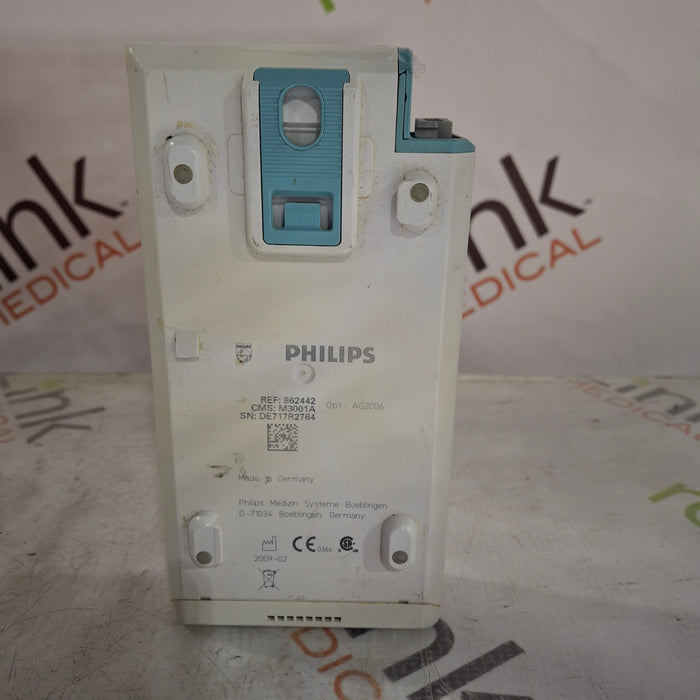 Philips M3001A-A02C06 OxiMax SpO2, NIBP, ECG, Temp, IBP MMS Module