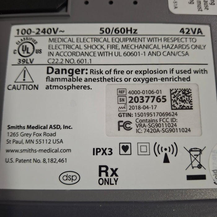 Smiths Medical Medfusion 4000 Syringe Infusion Pump