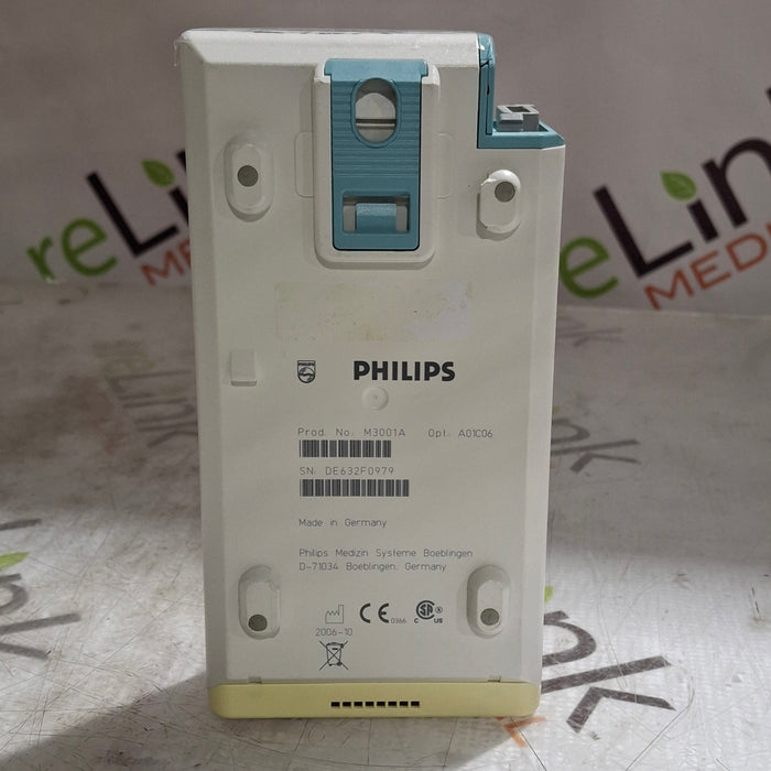 Philips M3001A-A01C06 Fast SpO2, NIBP, ECG, Temp, IBP MMS Module