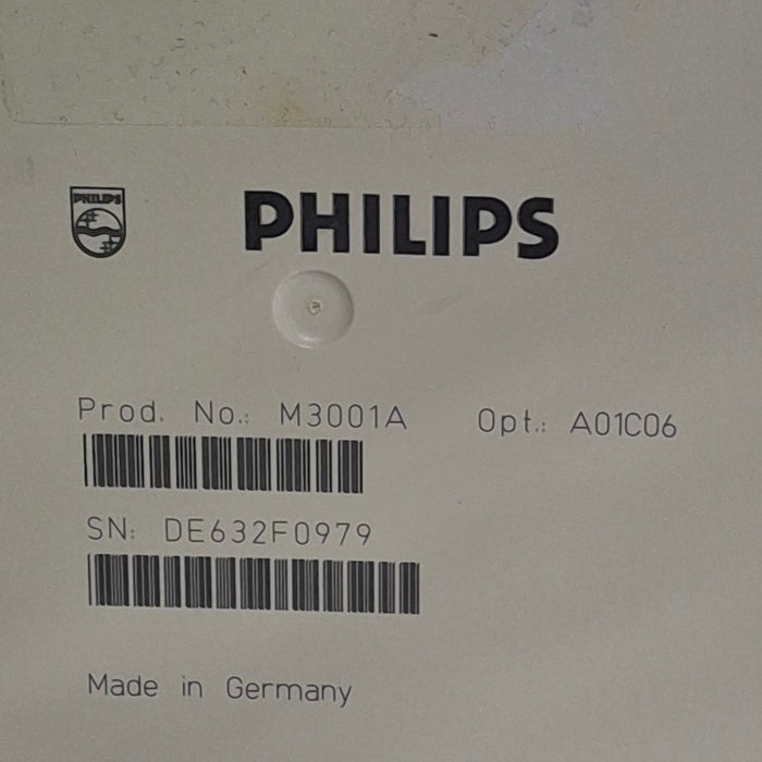 Philips M3001A-A01C06 Fast SpO2, NIBP, ECG, Temp, IBP MMS Module