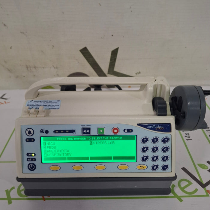 Smiths Medical Medfusion 4000 Syringe Infusion Pump
