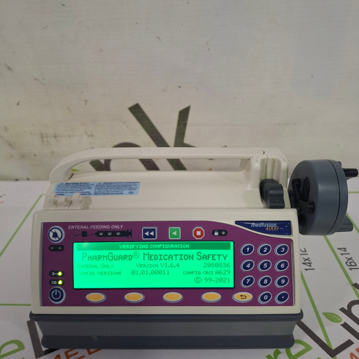 Smiths Medical Medfusion 4000 Syringe Infusion Pump