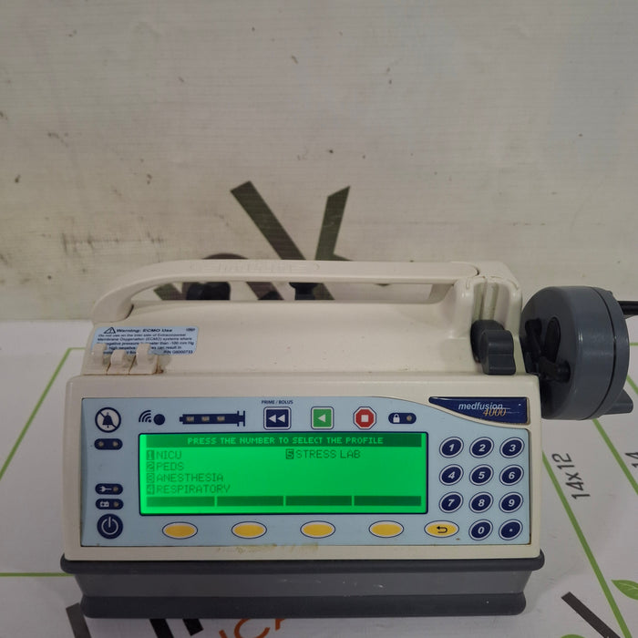 Smiths Medical Medfusion 4000 Syringe Infusion Pump