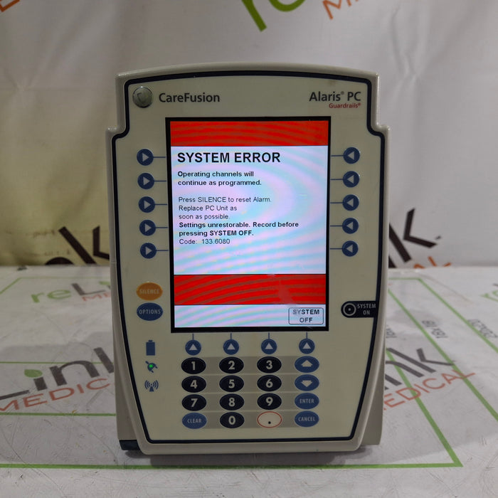 CareFusion Alaris 8015 Large Screen POC Infusion Pump