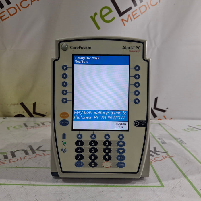 CareFusion Alaris 8015 Large Screen POC Infusion Pump