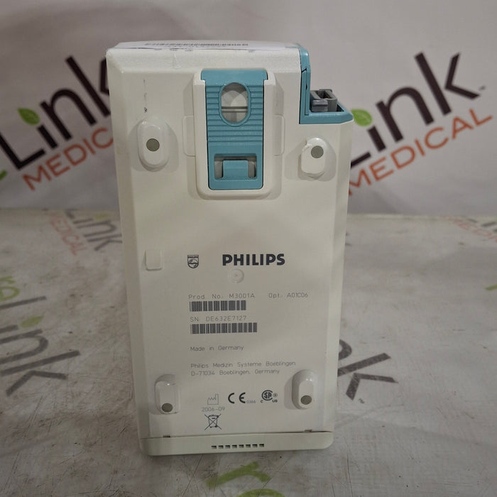 Philips M3001A-A01C06 Fast SpO2, NIBP, ECG, Temp, IBP MMS Module