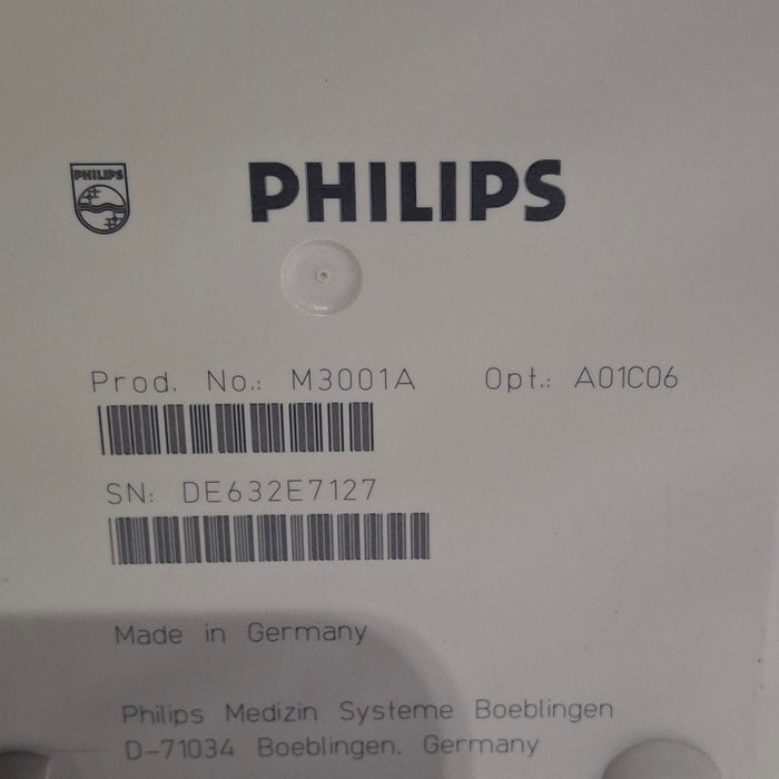 Philips M3001A-A01C06 Fast SpO2, NIBP, ECG, Temp, IBP MMS Module