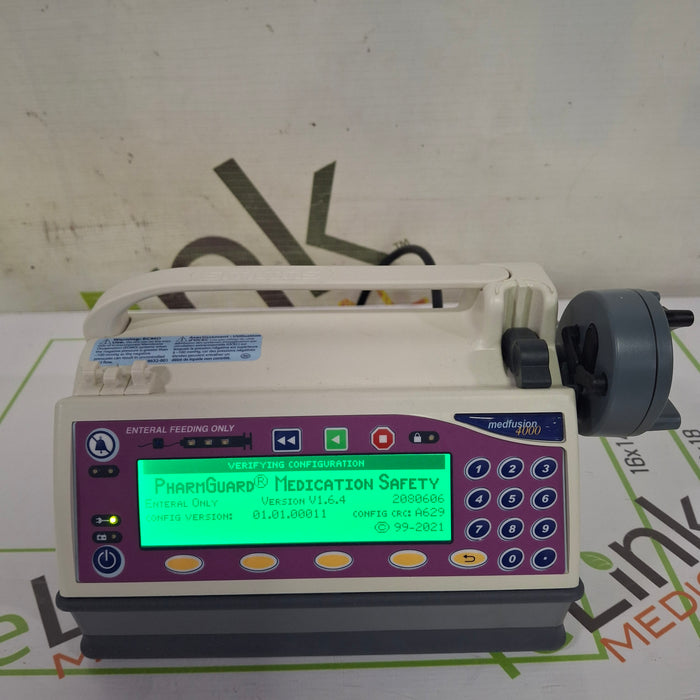 Smiths Medical Medfusion 4000 Syringe Infusion Pump