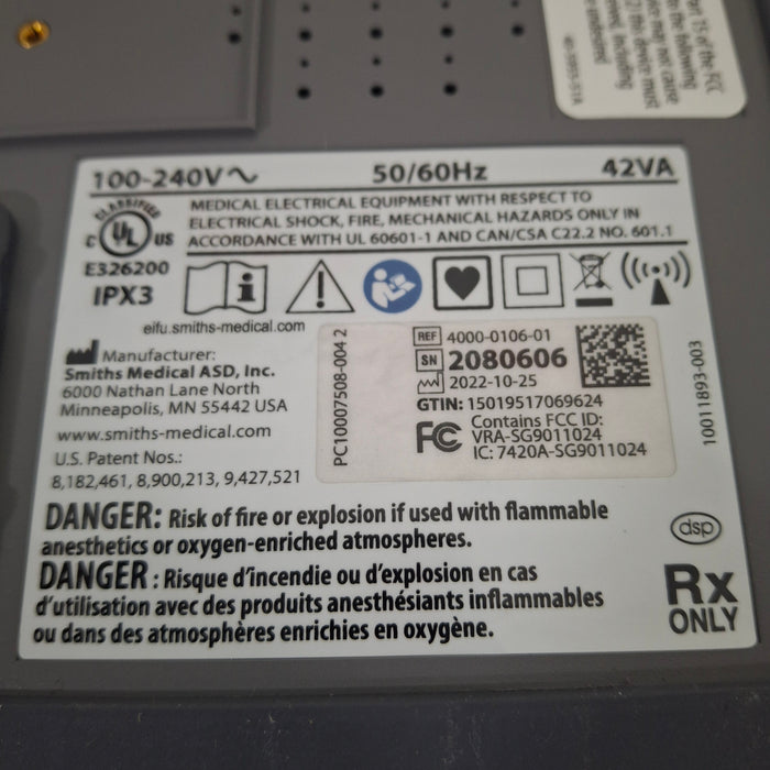 Smiths Medical Medfusion 4000 Syringe Infusion Pump