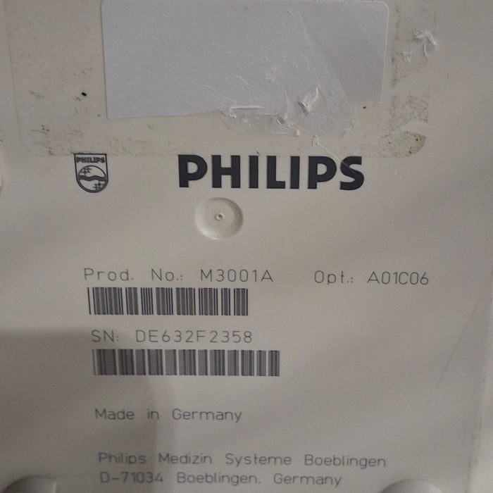 Philips M3001A-A01C06 Fast SpO2, NIBP, ECG, Temp, IBP MMS Module