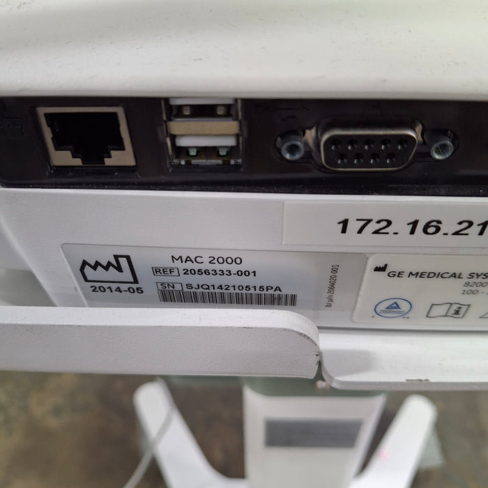 GE Healthcare MAC 2000 ECG