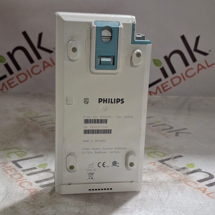 Philips M3001A-A01C06 Fast SpO2, NIBP, ECG, Temp, IBP MMS Module