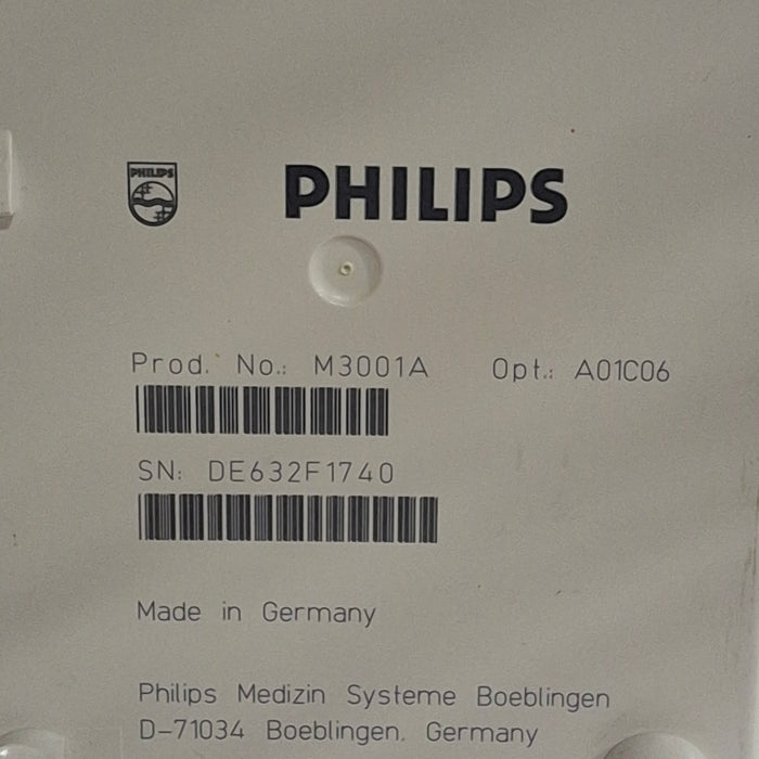 Philips M3001A-A01C06 Fast SpO2, NIBP, ECG, Temp, IBP MMS Module
