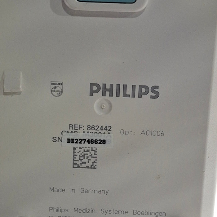 Philips M3001A-A01C06 Fast SpO2, NIBP, ECG, Temp, IBP MMS Module